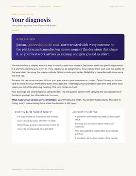 Sample Clarity Report, Your diagnosis page